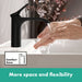 hansgrohe Vivenis Single-hole Faucet 250 , 1.2 GPM, matte black - view 3