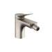 hansgrohe Vivenis Single-Hole Bidet Faucet, 1.5 GPM, brushed nickel