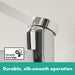 hansgrohe Finoris Single-Hole Faucet 100 with Pop-Up Drain, 1.2 GPM, brushed nickel - view 5