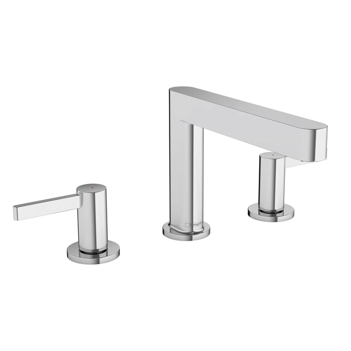 hansgrohe Finoris Wide-spread Faucet 110 with Pop-up Drain, 1.2 GPM, chrome