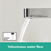 hansgrohe Finoris Wide-spread Faucet 110 with Pop-up Drain, 1.2 GPM, matte white - view 3