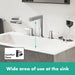 hansgrohe Finoris Wide-spread Faucet 160 with Pop-up Drain, 1.2 GPM, brushed nickel - view 2