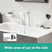 hansgrohe Finoris Wide-spread Faucet 160 with Pop-up Drain, 1.2 GPM, matte white - view 3