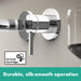 hansgrohe Finoris Wall-Mounted Single-Handle Faucet Trim, 1.2 GPM, brushed nickel - view 2