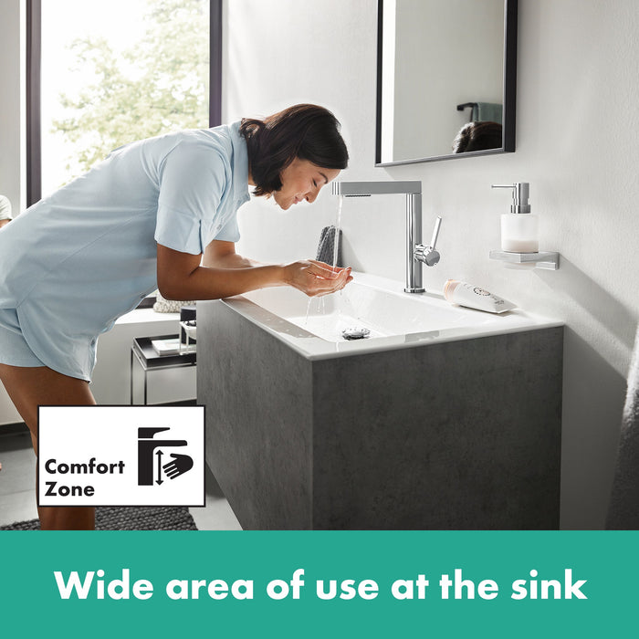 hansgrohe Finoris Single-Hole Faucet 230 with 2-Spray Pull-Out, 1.2 GPM, brushed nickel - view 3