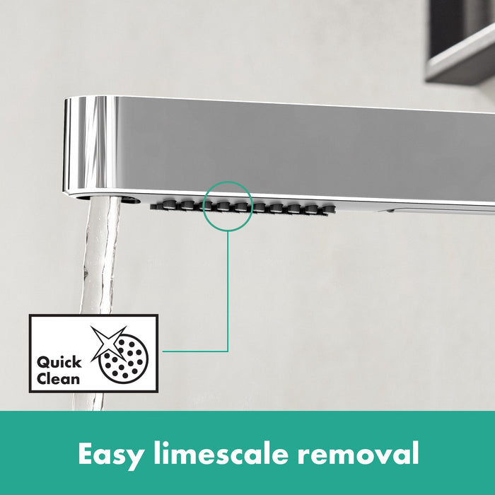 hansgrohe Finoris Single-Hole Faucet 230 with 2-Spray Pull-Out, 1.2 GPM, brushed nickel - view 4