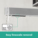 hansgrohe Finoris Single-Hole Faucet 230 with 2-Spray Pull-Out, 1.2 GPM, brushed nickel - view 4