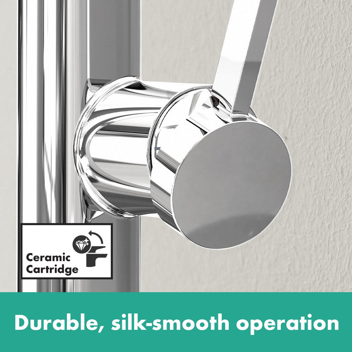 hansgrohe Finoris Single-Hole Faucet 230 with 2-Spray Pull-Out, 1.2 GPM, brushed nickel - view 5