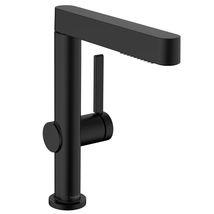 hansgrohe Finoris Single-Hole Faucet 230 with 2-Spray Pull-Out, 1.2 GPM, matte black