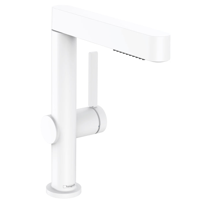 hansgrohe Finoris Single-Hole Faucet 230 with 2-Spray Pull-Out, 1.2 GPM, matte white