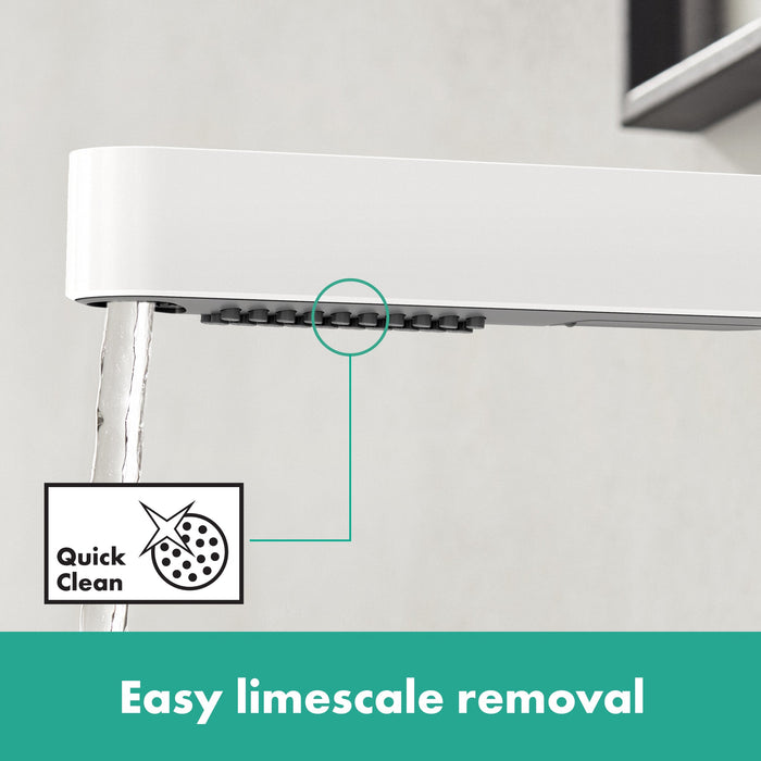 hansgrohe Finoris Single-Hole Faucet 230 with 2-Spray Pull-Out, 1.2 GPM, matte white - view 5
