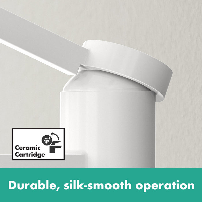 hansgrohe Finoris Single-Hole Faucet 260, 1.2 GPM, matte white - view 2