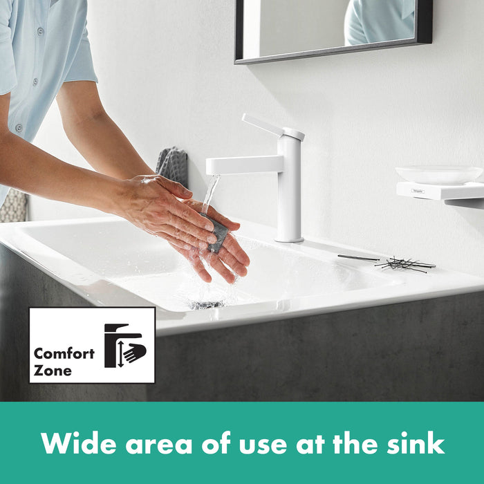 hansgrohe Finoris Single-Hole Faucet 260, 1.2 GPM, matte white - view 3