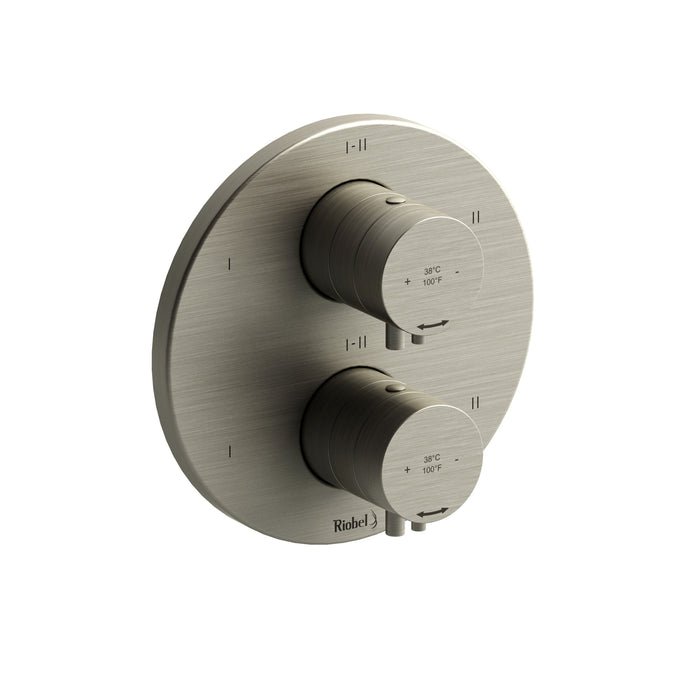 Riobel TSYTM46 Sylla 3/4" Therm & Pressure Balance Trim with 6 Functions