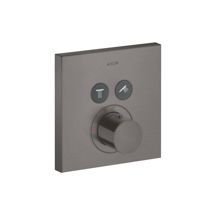 AXOR ShowerSelect Thermostatic Trim Square for 2 Functions