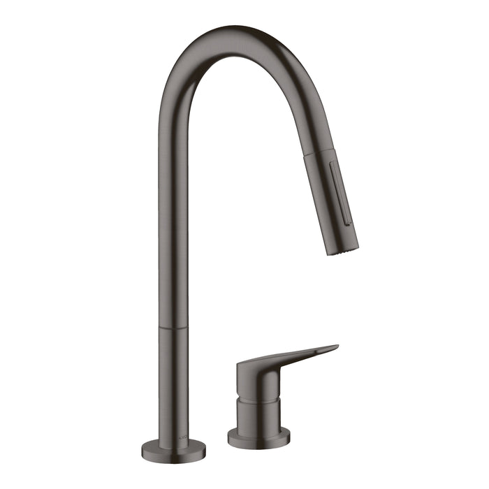AXOR Citterio M 2-Hole Single-Handle Kitchen Faucet 2-Spray Pull-Down, 1.75 GPM