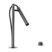 BLANCO Luneoo Pull-Down Dual-Spray Kitchen Faucet with Push Button Activation - Satin Dark Steel