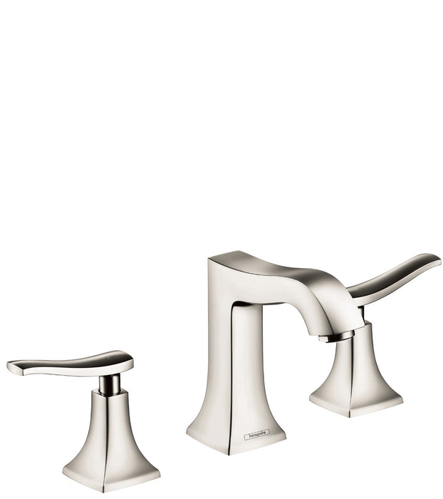 hansgrohe Metris C Widespread Faucet 100 with Pop-Up Drain, 1.2 GPM