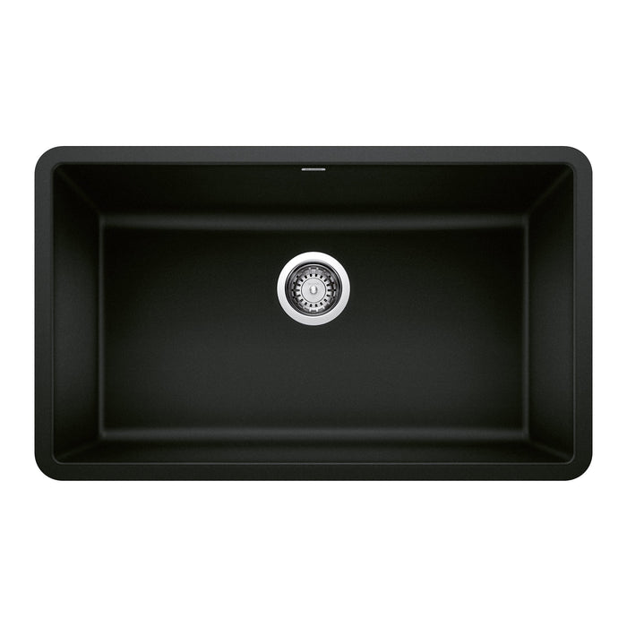 BLANCO 442931 Precis 30" Single Bowl Kitchen Sink - Coal Black