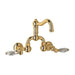 ROHL A1418 Acqui® Wall Mount Bridge Lavatory Faucet With Column Spout