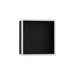 hansgrohe XtraStoris Individual Wall Niche Matte Black with Design Frame 12"x 12"x 4"