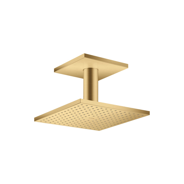 AXOR ShowerSolutions Showerhead 250 Square 2-Jet Ceiling Connection, 2.5 GPM