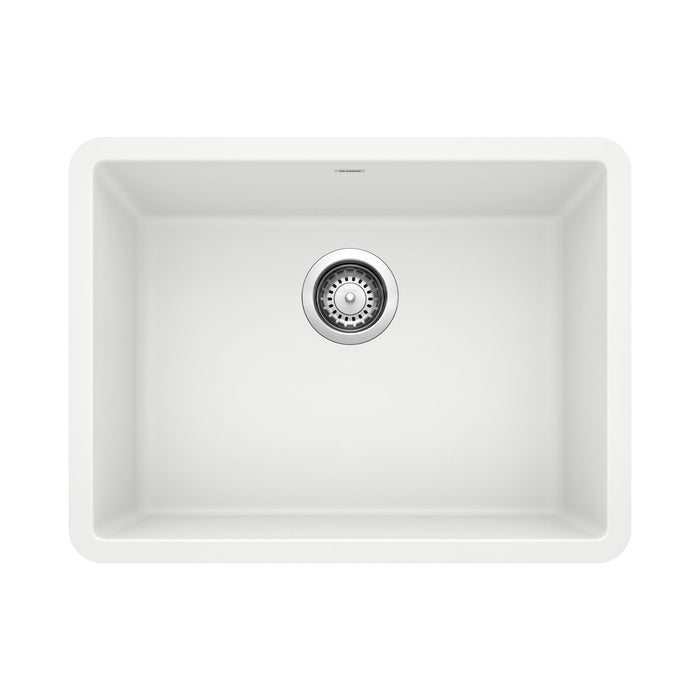 BLANCO 522414 Precis 24" Single Bowl Kitchen Sink - White