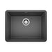 BLANCO 522258 Precis 24" Single Bowl Kitchen Sink - Anthracite