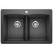 BLANCO 440220 Diamond Equal Double Dual Mount Kitchen Sink - Anthracite