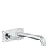 AXOR Citterio E Wall-Mounted Single-Handle Faucet Trim with Base Plate, 1.2 GPM