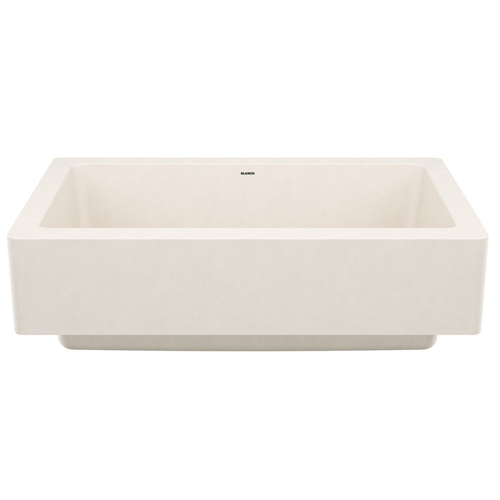 BLANCO 527408 Vintera 30" Super Single Apron Farmhouse Sink - Soft White