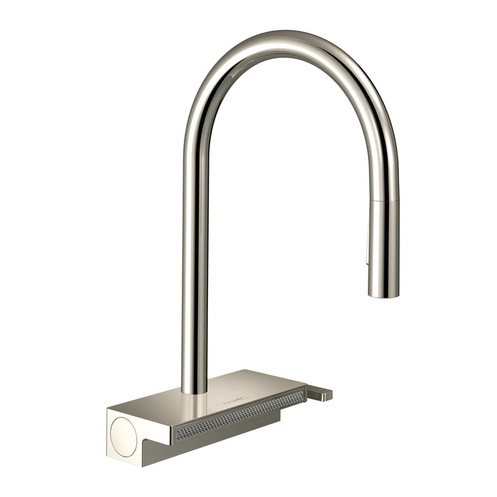 hansgrohe Aquno Select HighArc Kitchen Faucet, 3-Spray Pull-Down, 1.75 GPM
