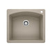 BLANCO 441280 Diamond Single Bowl Dual Mount Kitchen Sink - Truffle