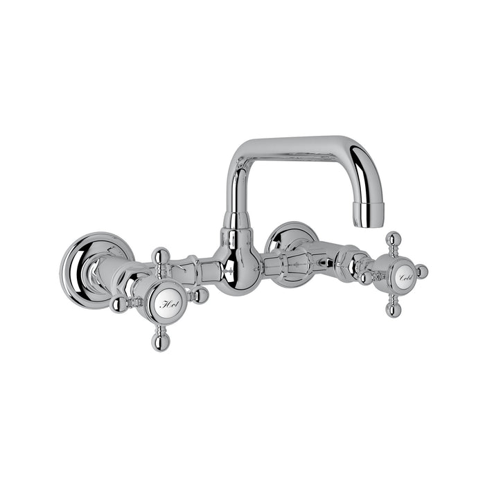 ROHL A1423 Acqui® Wall Mount Bridge Lavatory Faucet With U-Spout