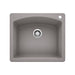 BLANCO 440209 Diamond Single Bowl Dual Mount Kitchen Sink - Metallic Gray