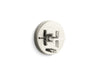Kallista P24416-CR One Pb Shower Trim W/Divrt, Cross Hdl
