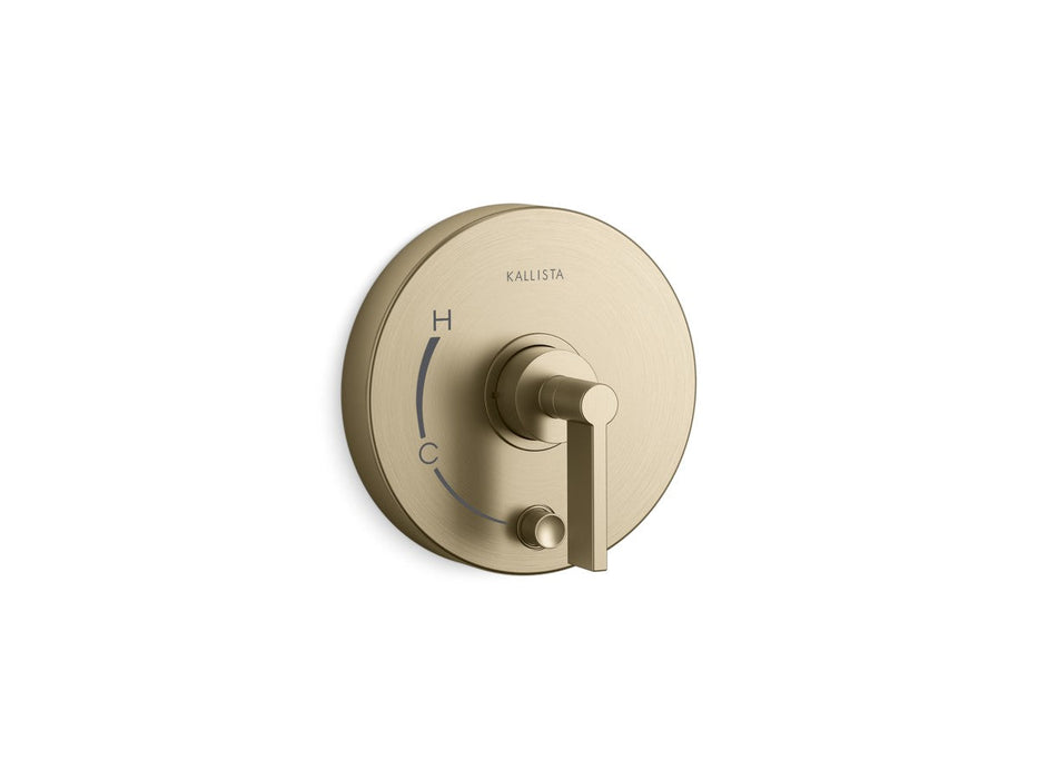 Kallista P24416-LV One Pb Shower Trim W/Divrt, Lever Hdl