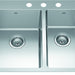 Kindred Brookmore Drop-In Double Bowl 26.94 x 20.9 in Stainless Steel Kitchen Sink