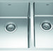 Kindred Brookmore BCU1827R-9N Undermount Double Bowl 26.56 x 18.13 in Stainless Steel Kitchen Sink