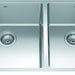 Kindred Brookmore BCU1835R-9N Undermount Double Bowl 34.5 x 18.13 in Stainless Steel Kitchen Sink
