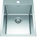 Kindred Brookmore Drop-In Single Bowl 15.9 x 20.9 in Stainless Steel Kitchen Sink