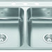 Kindred Creemore CDLA3322-6 Drop-In Double Bowl 33 x 22 in Stainless Steel Kitchen Sink