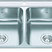 Kindred Creemore CDLA3322-7 Drop-In Double Bowl 33 x 22 in Stainless Steel Kitchen Sink