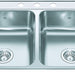 Kindred Creemore CDLA3322-7 Drop-In Double Bowl 33 x 22 in Stainless Steel Kitchen Sink