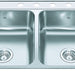 Kindred Creemore CDLA3322-7 Drop-In Double Bowl 33 x 22 in Stainless Steel Kitchen Sink
