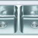 Kindred Creemore CDLA3322-8 Drop-In Double Bowl 33 x 22 in Stainless Steel Kitchen Sink