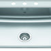 Kindred Creemore CSLA2522-7 Drop-In Single Bowl 25 x 22 in Stainless Steel Kitchen Sink
