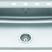 Kindred Creemore CSLA2522-7 Drop-In Single Bowl 25 x 22 in Stainless Steel Kitchen Sink