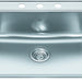 Kindred Creemore CSLA2522-8 Drop-In Single Bowl 25 x 22 in Stainless Steel Kitchen Sink