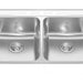 Kindred Creemore FCDLA3322-8 Drop-In Double Bowl 33 x 22 in Stainless Steel Kitchen Sink